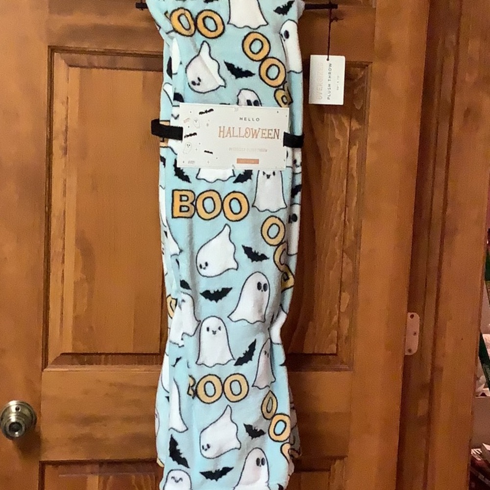 Halloween Ghost Print Blanket